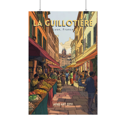 🇫🇷 France - La Guillotière, Lyon ｜ Poster