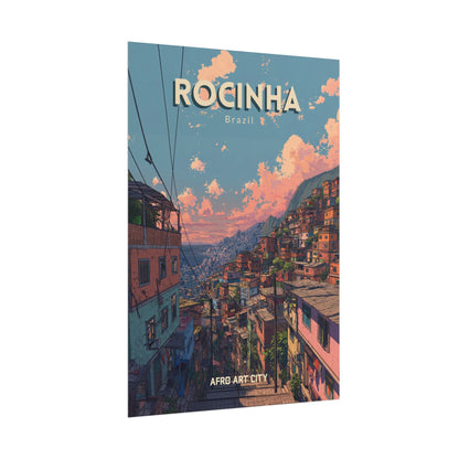 Brazil - Rio de Janeiro, Rocinha｜Poster