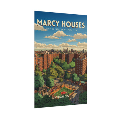 🇺🇸 United States - Marcy Houses, NY ｜ Poster