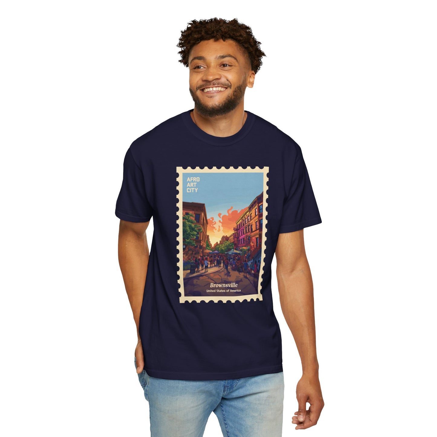 United States - New York, Brownsville | Postcards Travel T-Shirt