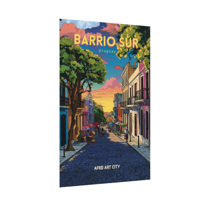 🇺🇾 Uruguay - Barrio Sur, Montevideo ｜ Poster