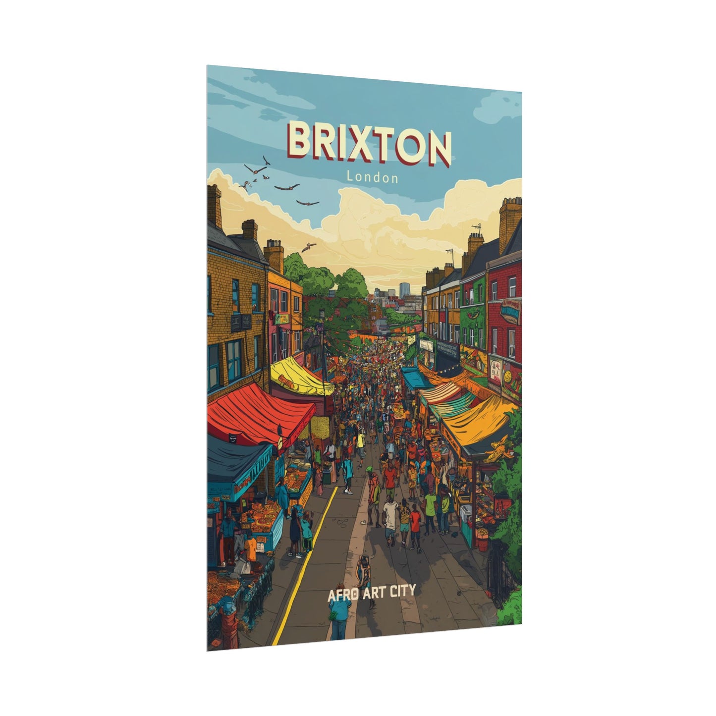 🇬🇧 United Kingdom - Brixton ｜ Poster