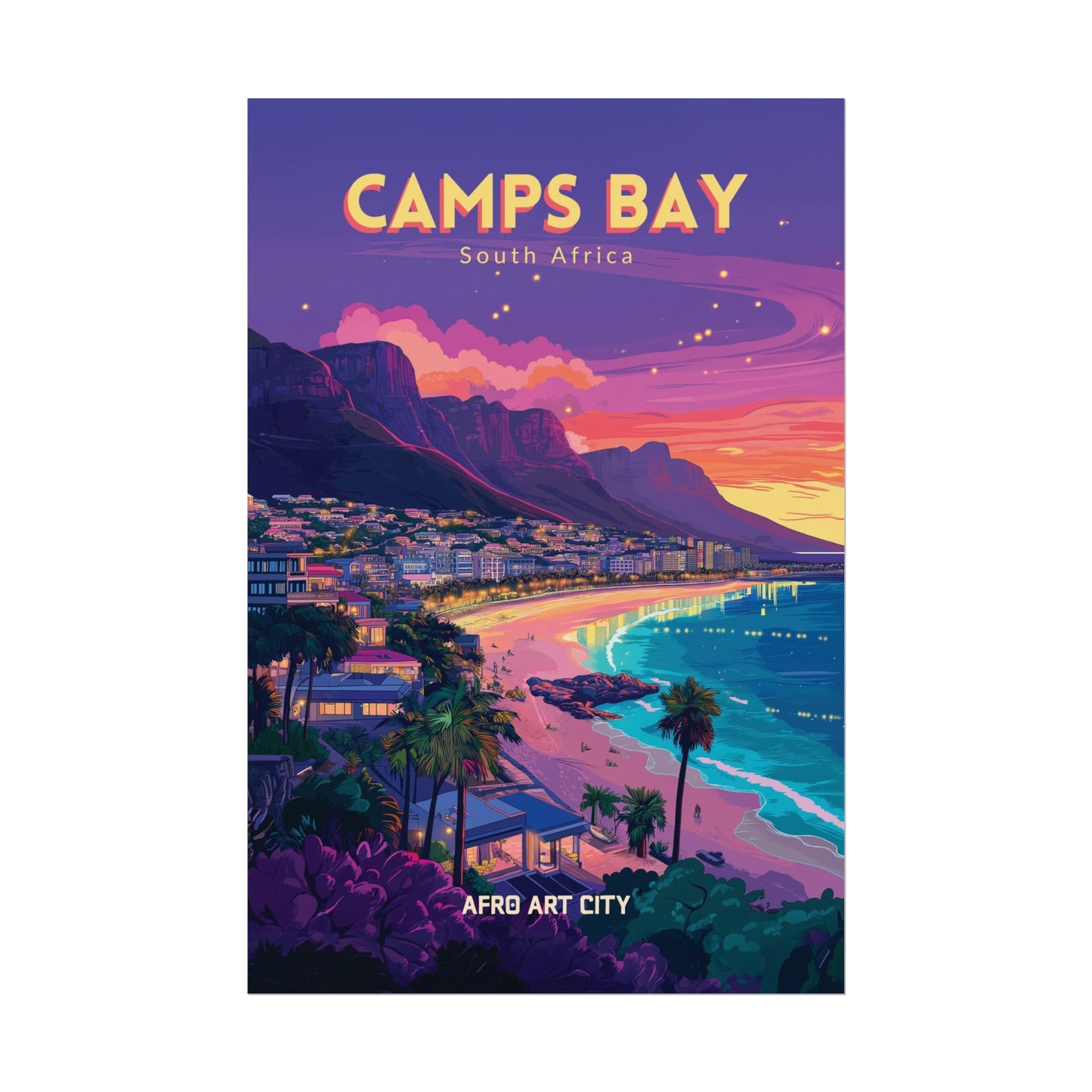 🇿🇦 South Africa - Camps Bay ｜ Poster