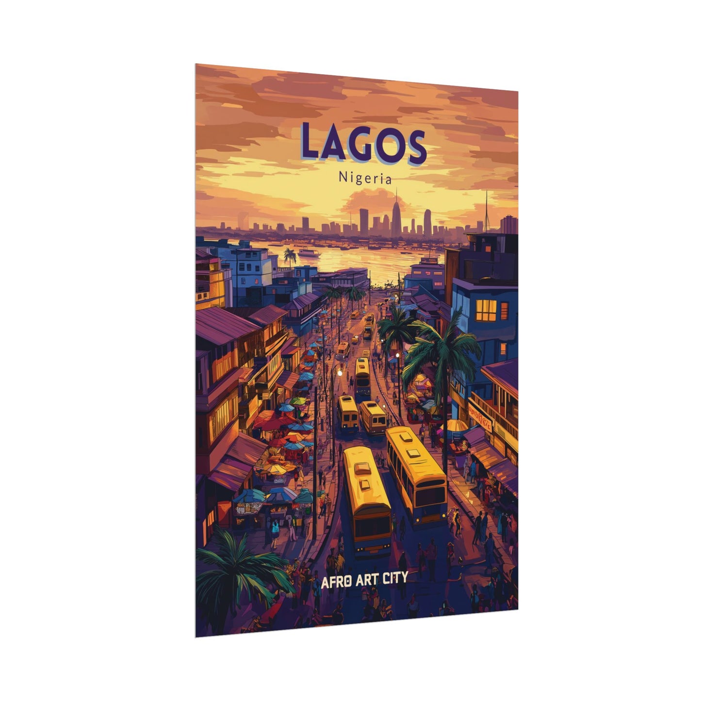 🇳🇬 Nigeria - Lagos ｜ Poster