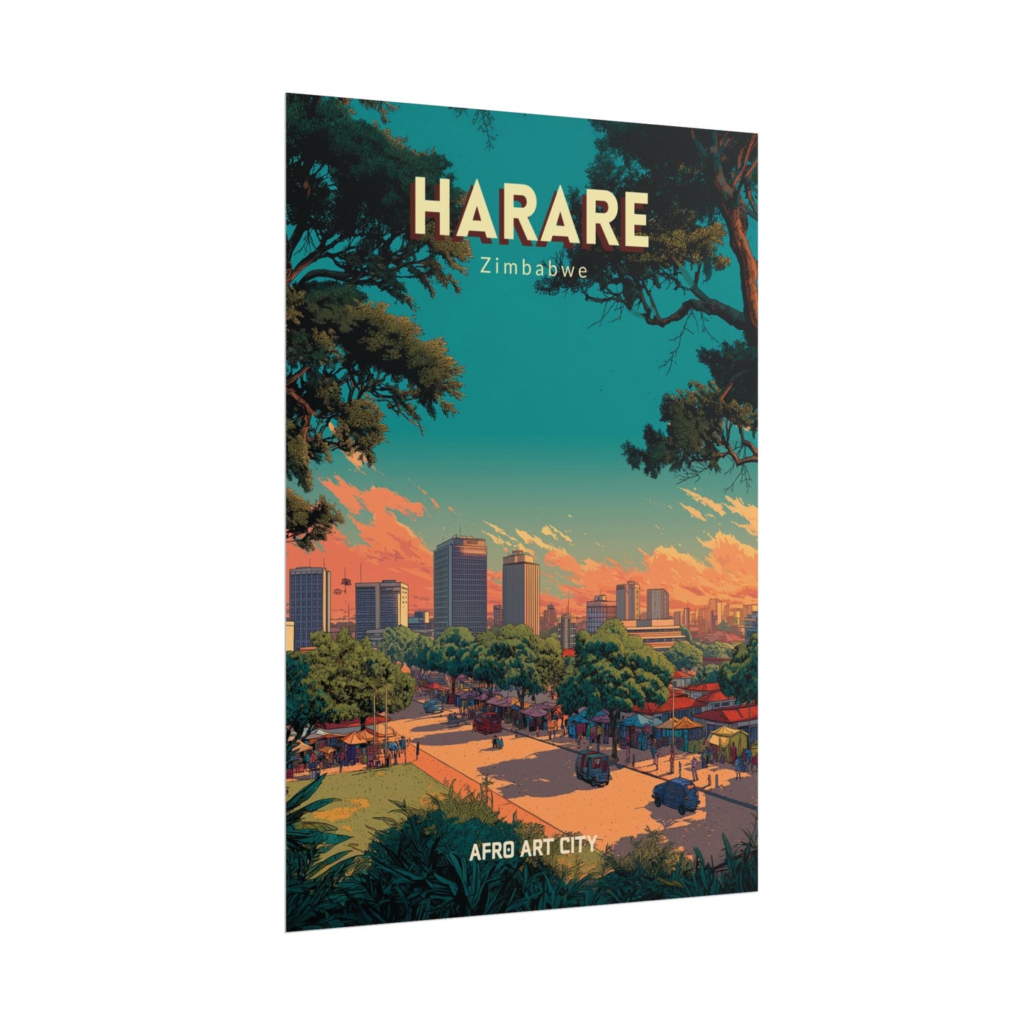Zimbabwe - Harare ｜ Poster