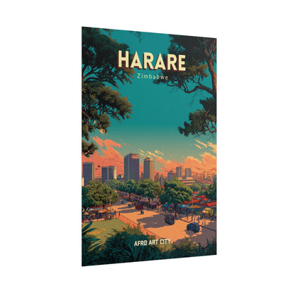Zimbabwe - Harare ｜ Poster