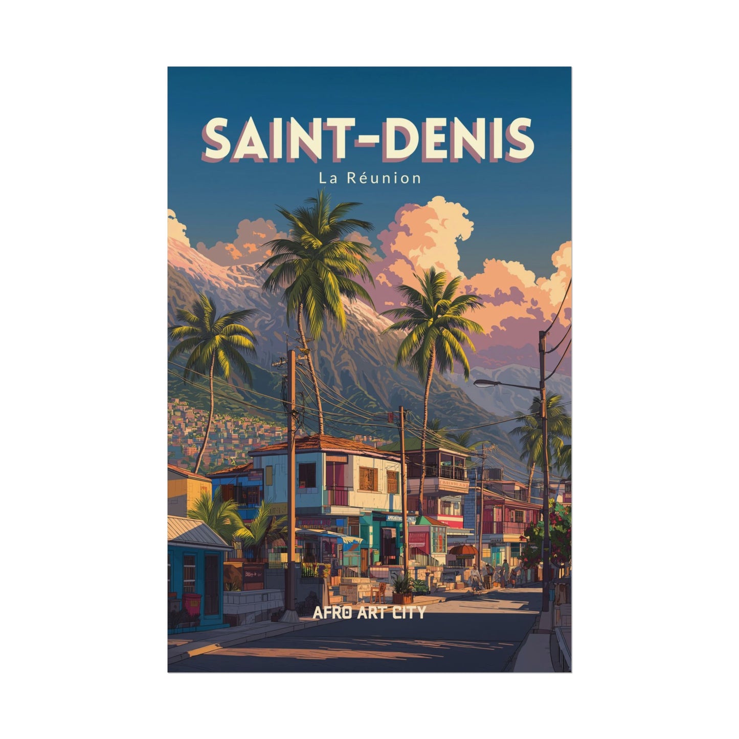 La Réunion - Saint-Denis｜Poster