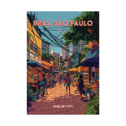 🇧🇷 Brazil - Brás (São Paulo) ｜ Poster