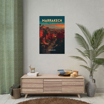🇲🇦 Morocco - Marrakech ｜ Poster
