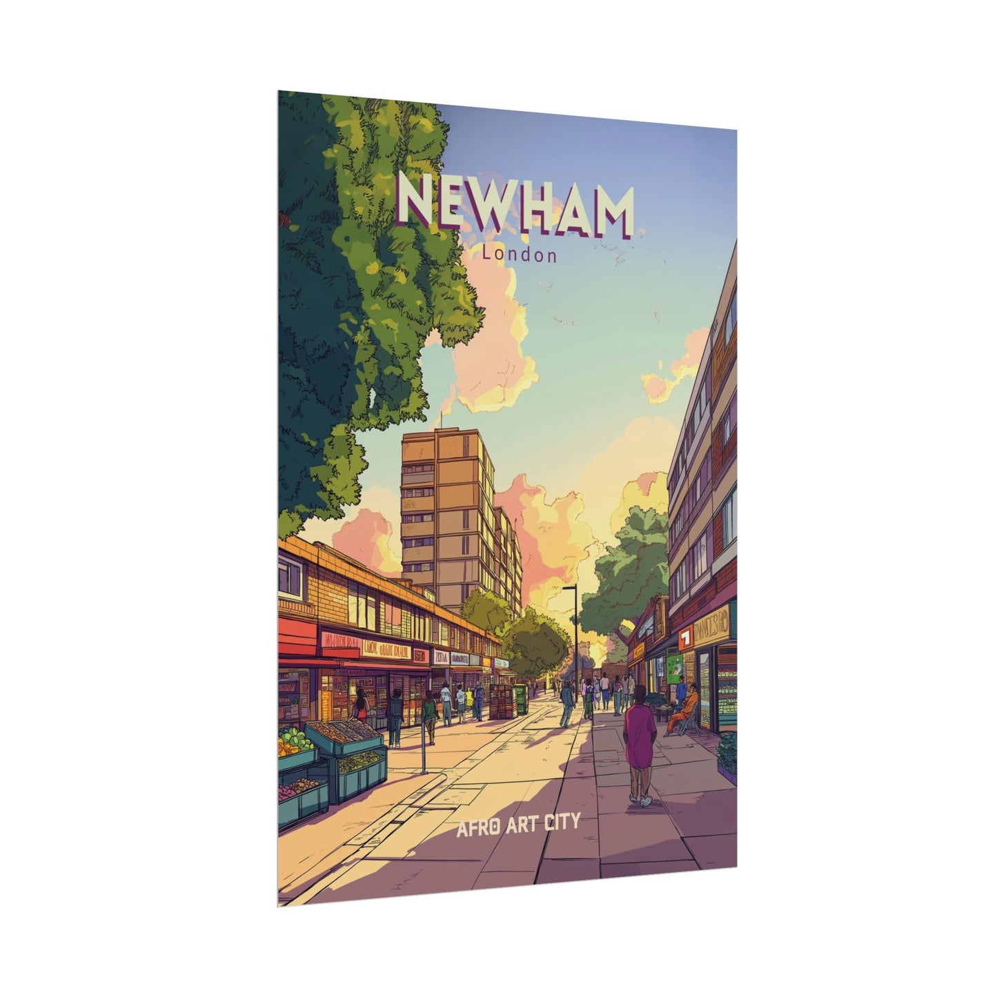 🇬🇧 United Kingdom - Newham ｜ Poster