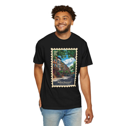 United States - New York, Bedford-Stuyvesant | Postcards Travel T-Shirt