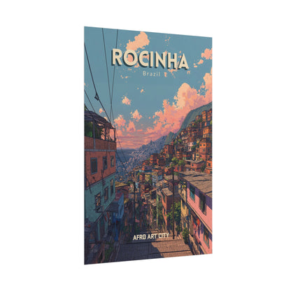 Brazil - Rio de Janeiro, Rocinha｜Poster