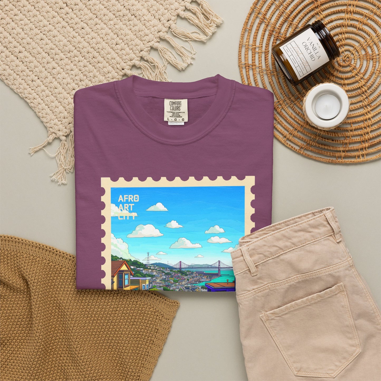 United States - San Francisco, Hunter's Point | Postcards Travel T-Shirt