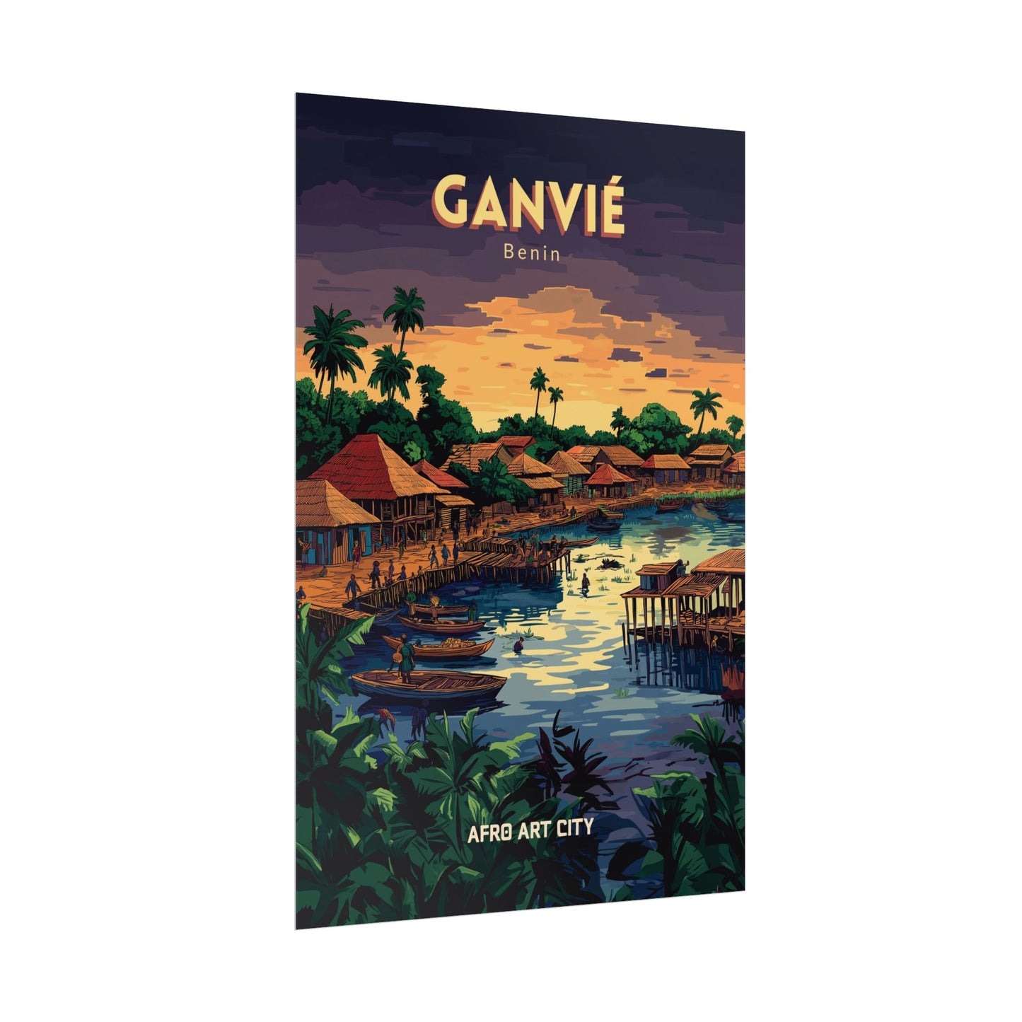 🇧🇯 Bénin - Ganvié ｜ Poster
