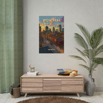Canada - Quebec, Montreal｜Poster
