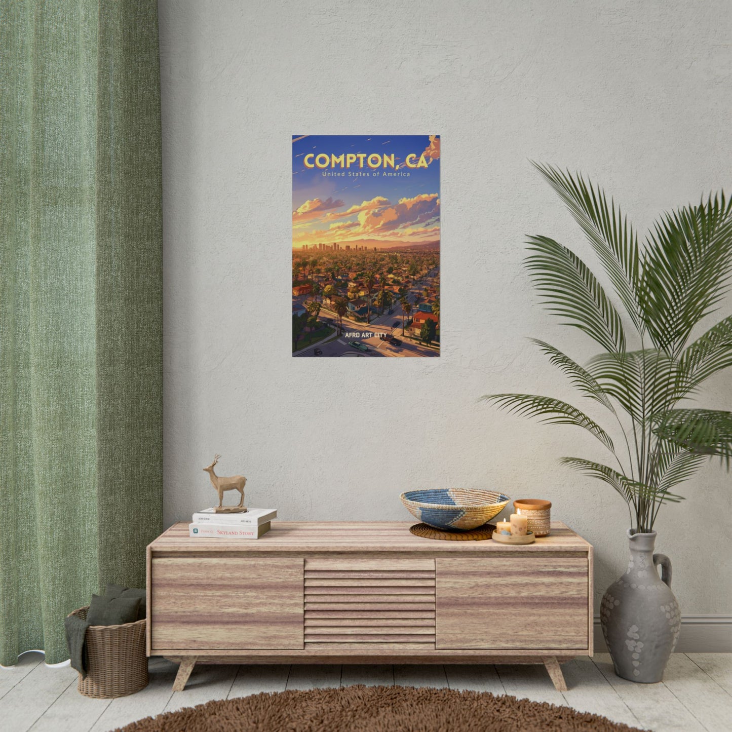 🇺🇸 United States - Compton, CA ｜ Poster