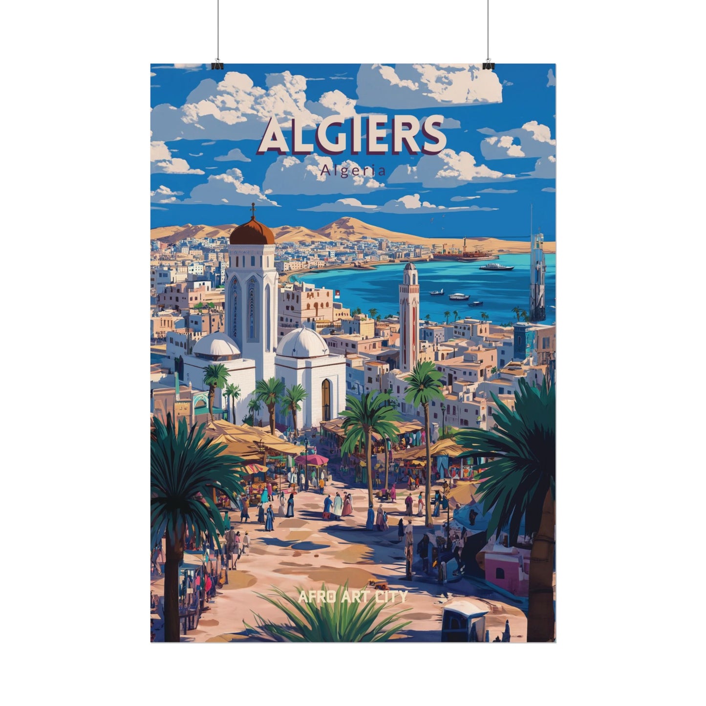 🇩🇿 Algeria - Algiers ｜ Poster