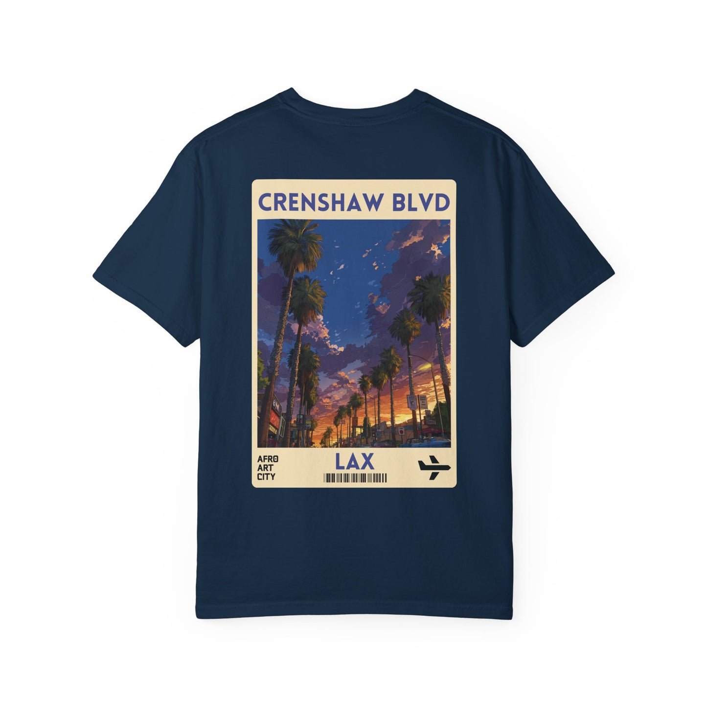 United States of America - Crenshaw Boulevard, California | Heritage Travel T-Shirt