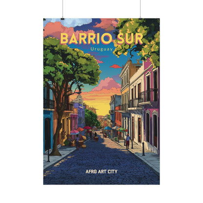 🇺🇾 Uruguay - Barrio Sur, Montevideo ｜ Poster