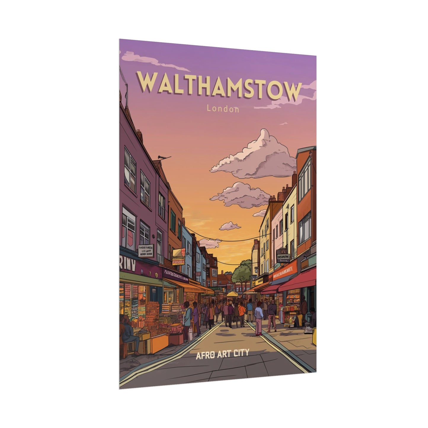 🇬🇧 United Kingdom - Walthamstow ｜ Poster