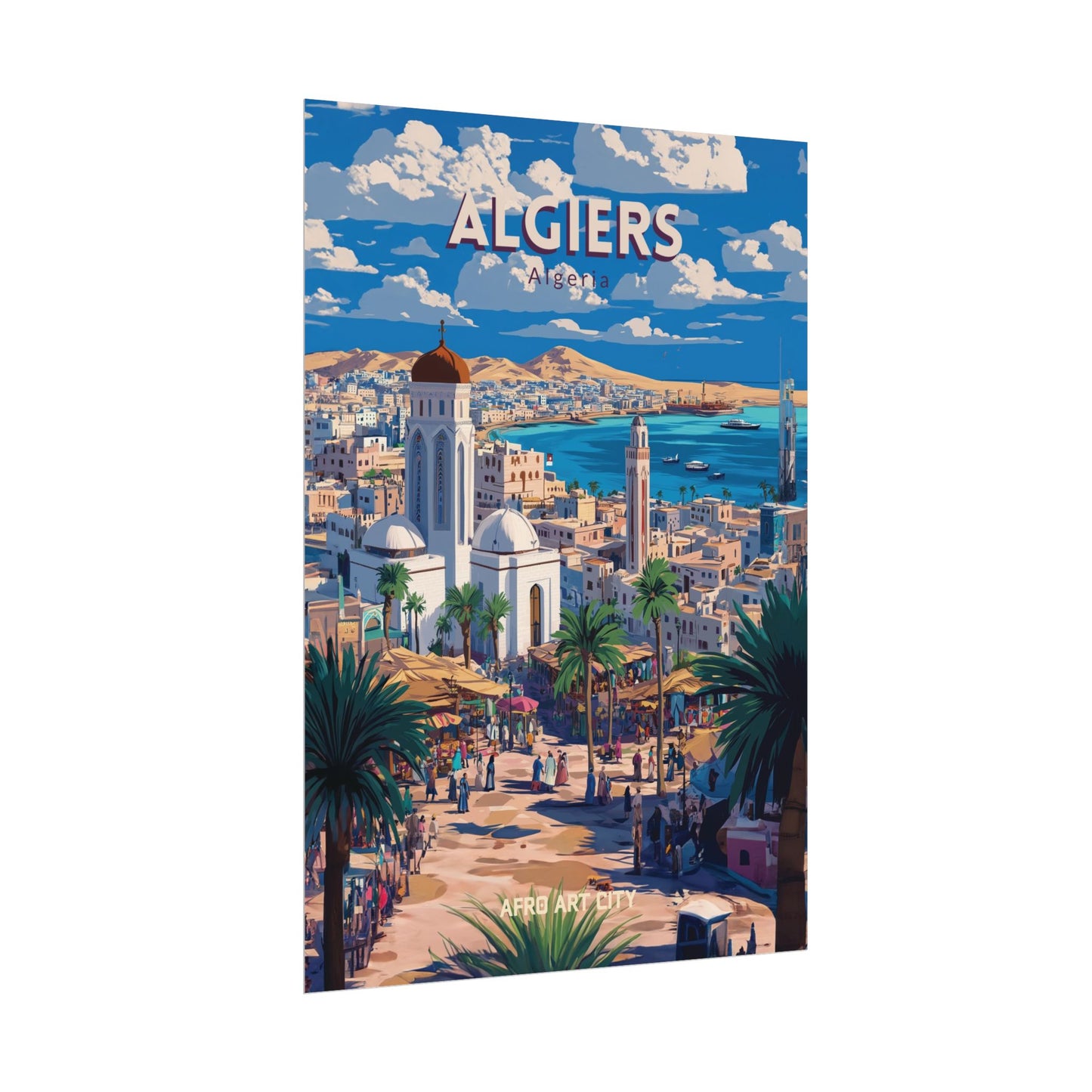 🇩🇿 Algeria - Algiers ｜ Poster