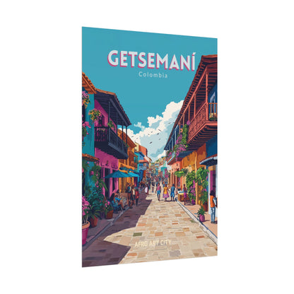 🇨🇴 Colombia - Getsemaní, Cartagena ｜ Poster
