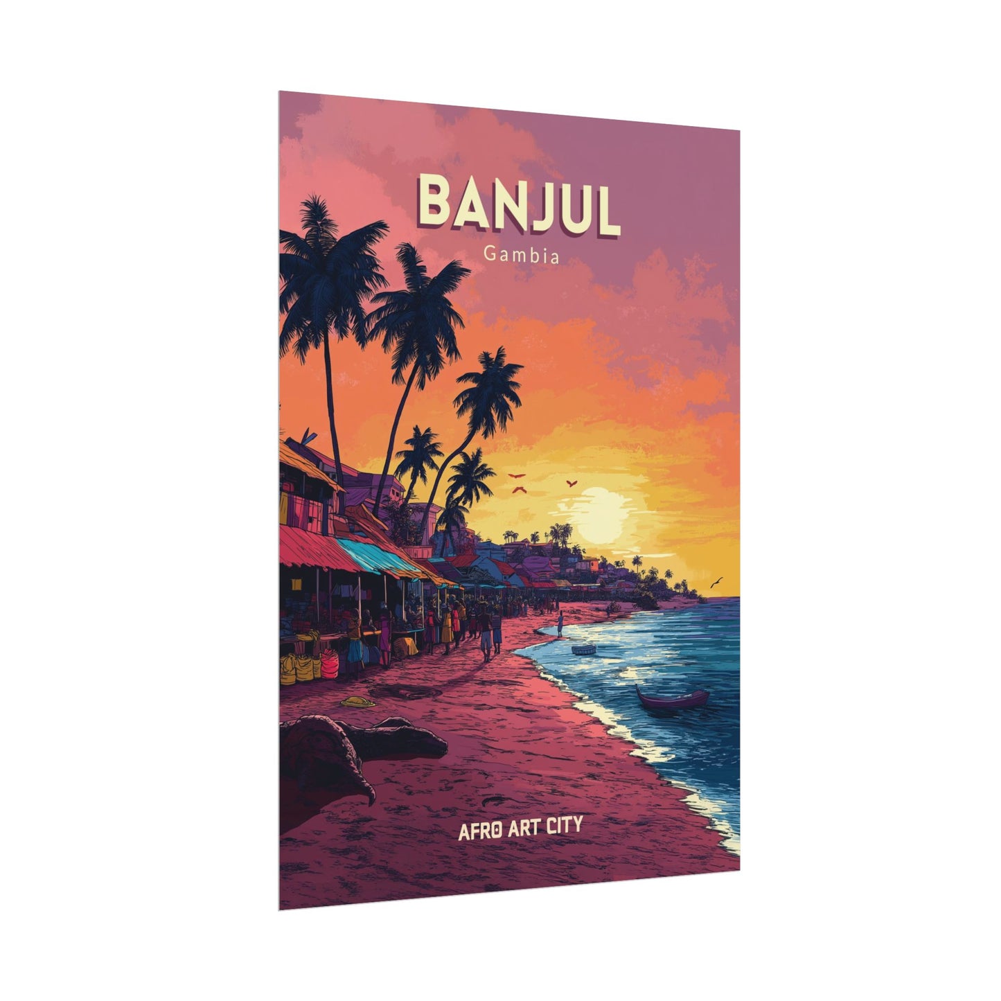🇬🇲 Gambia - Banjul ｜ Poster