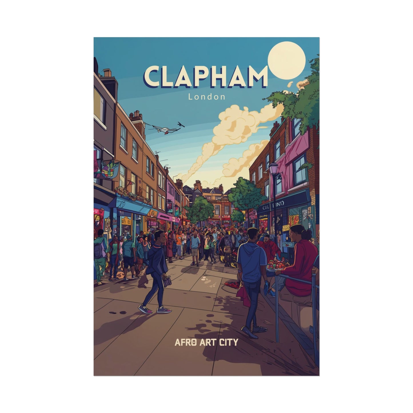 🇬🇧 United Kingdom - Clapham ｜ Poster
