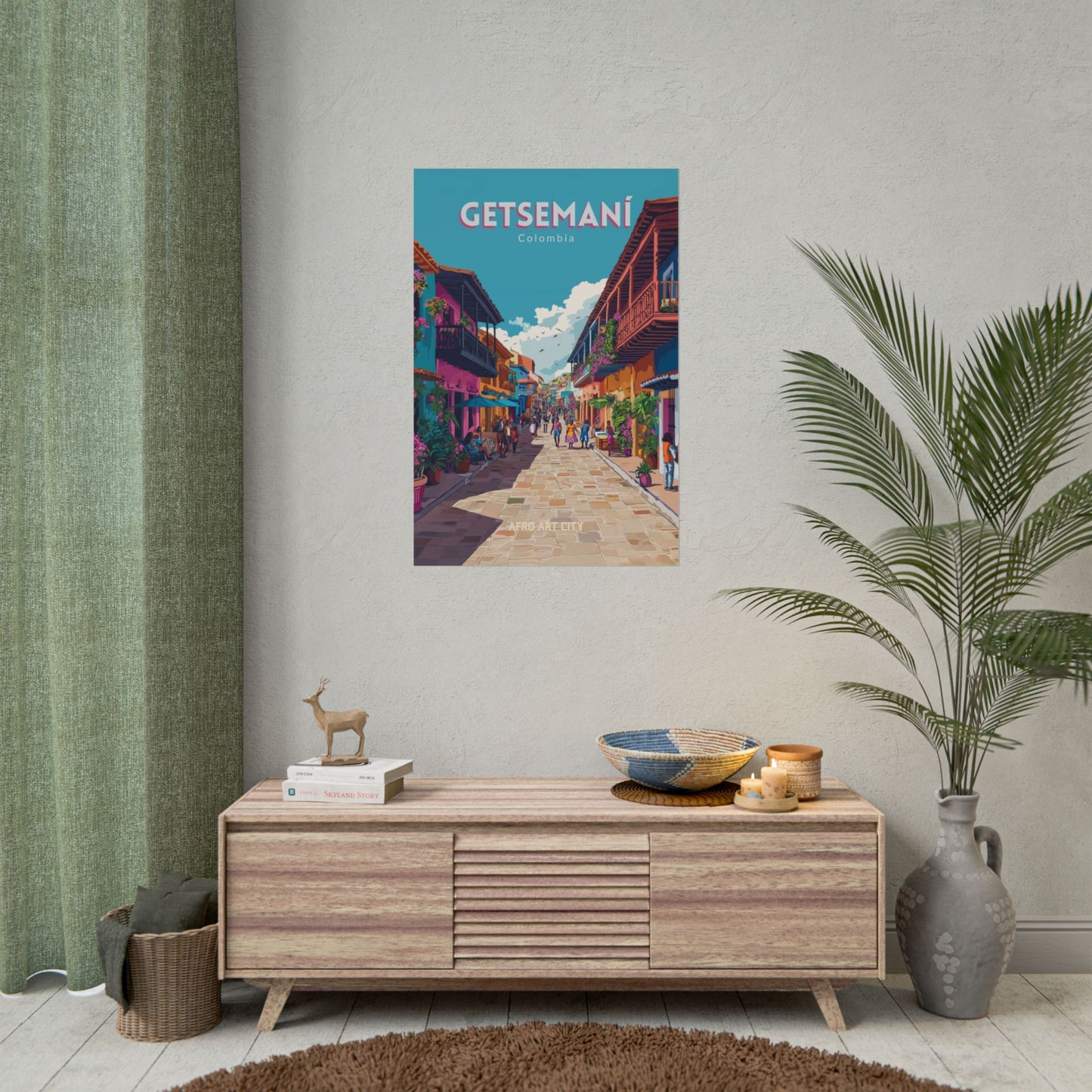 🇨🇴 Colombia - Getsemaní, Cartagena ｜ Poster