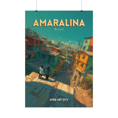 Brazil - Salvador, Amaralina｜Poster