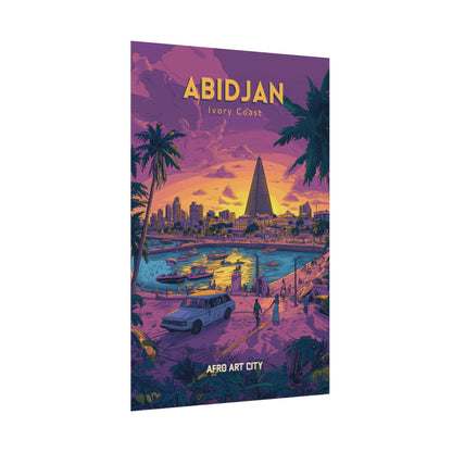 🇨🇮 Cote d'Ivoire - Abidjan - Ivory Coast｜ Poster