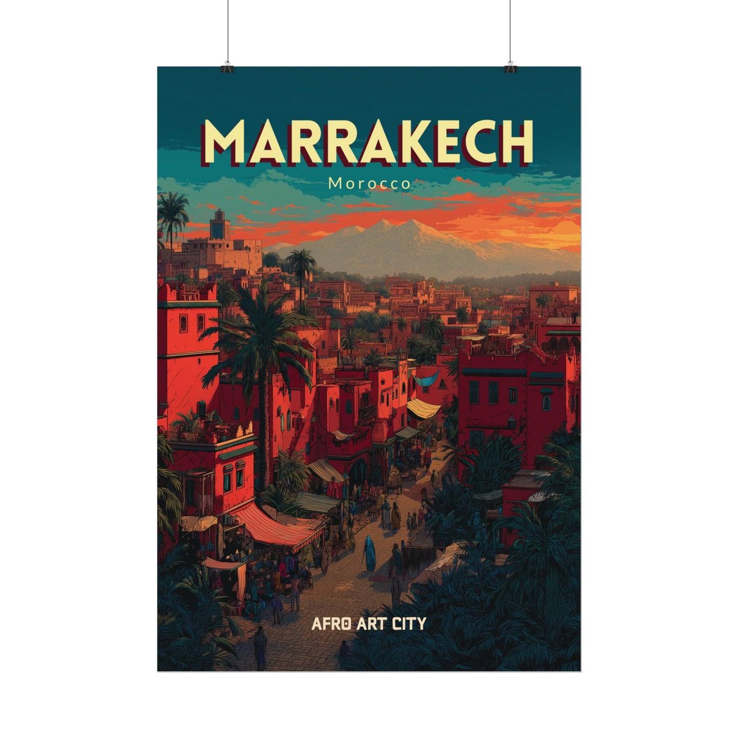 🇲🇦 Morocco - Marrakech ｜ Poster