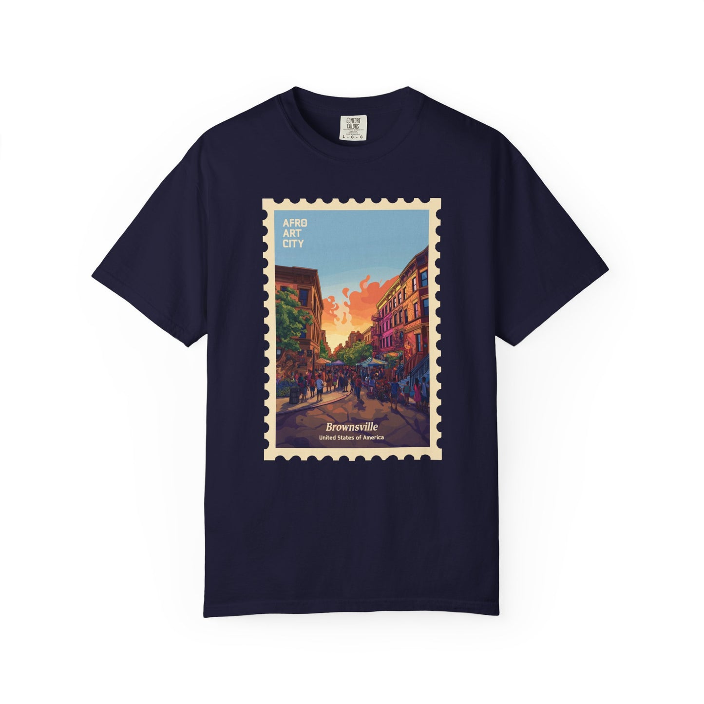 United States - New York, Brownsville | Postcards Travel T-Shirt