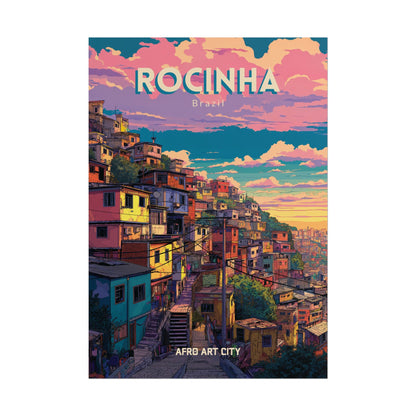 Brazil - Rio de Janeiro, Rocinha｜Poster