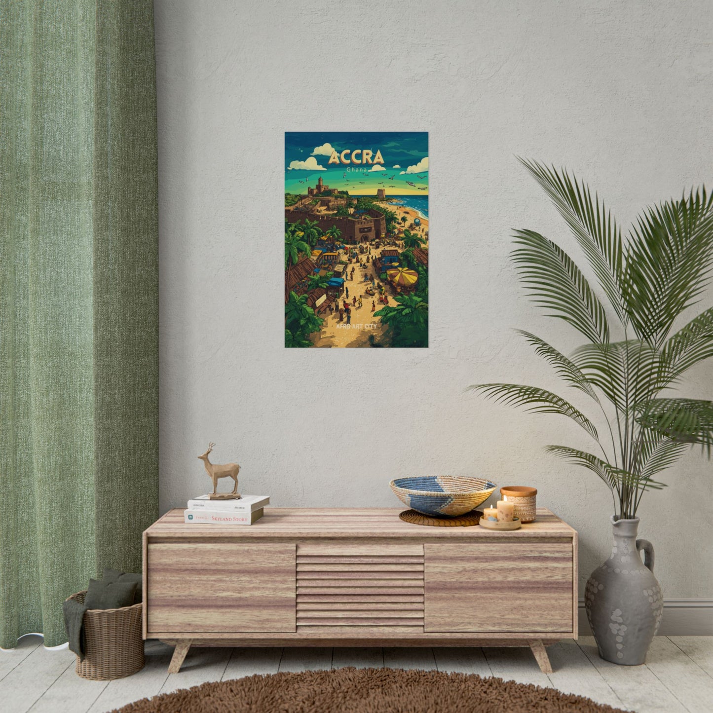 🇬🇭 Ghana - Accra ｜ Poster