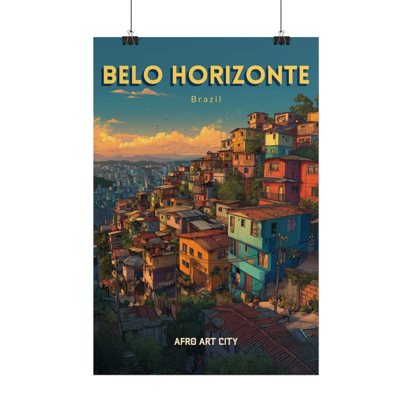 🇧🇷 BRAZIL - Belo Horizonte｜ Poster