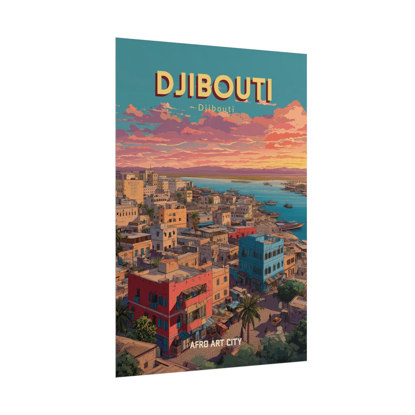 Djibouti - Djibouti City ｜ Poster