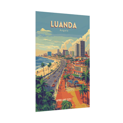 🇦🇴 Angola - Luanda ｜ Poster