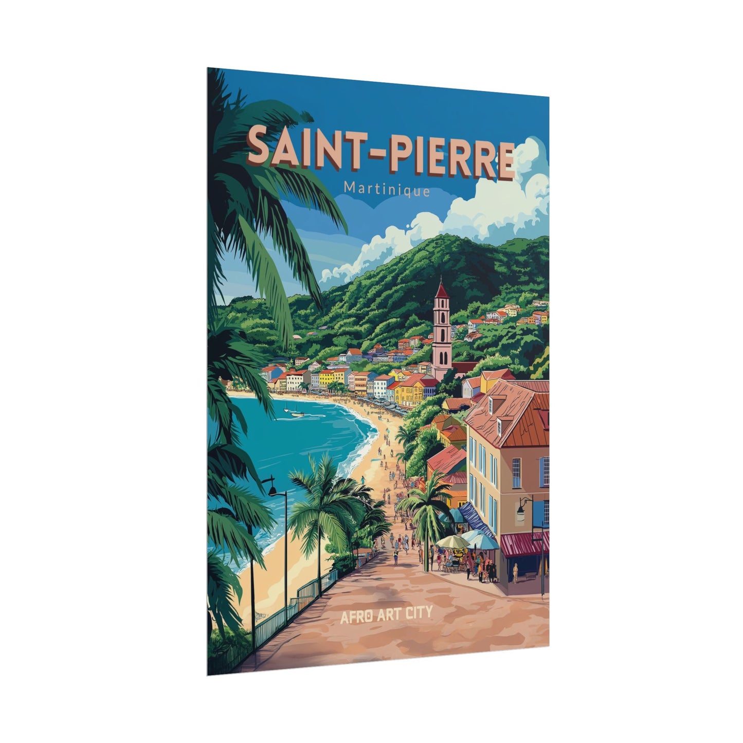 Martinique - Saint-Pierre ｜ Poster