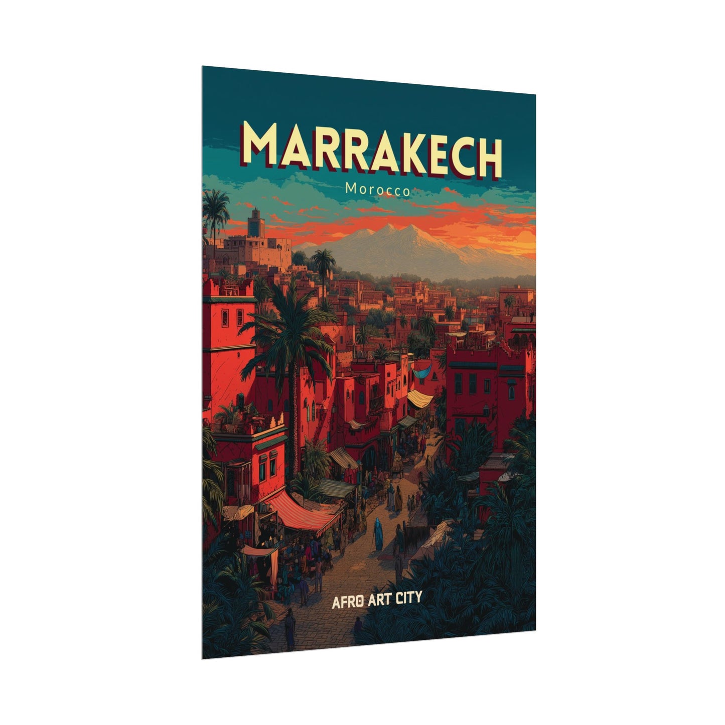 🇲🇦 Morocco - Marrakech ｜ Poster