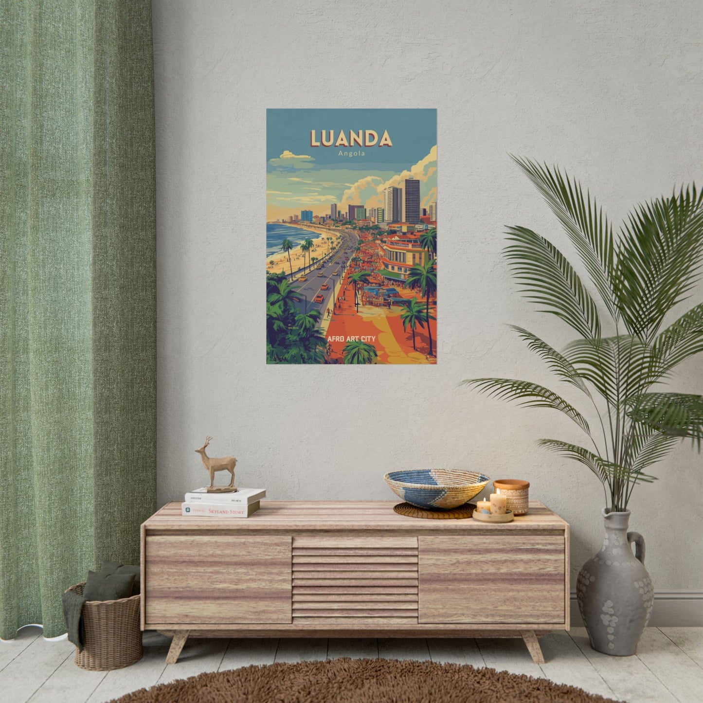 🇦🇴 Angola - Luanda ｜ Poster