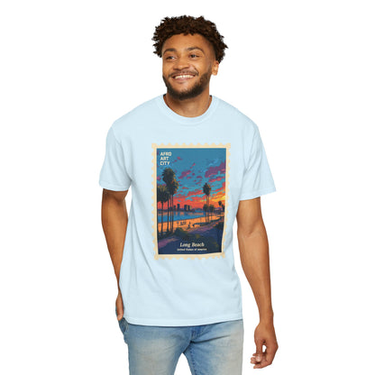 United States - California, Long Beach | Postcards Travel T-Shirt