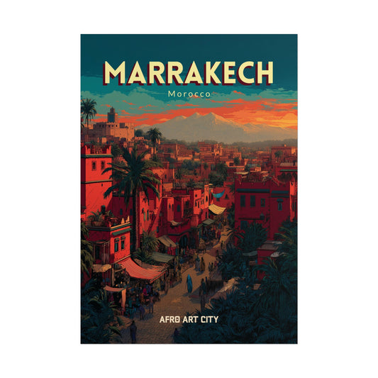 🇲🇦 Morocco - Marrakech ｜ Poster