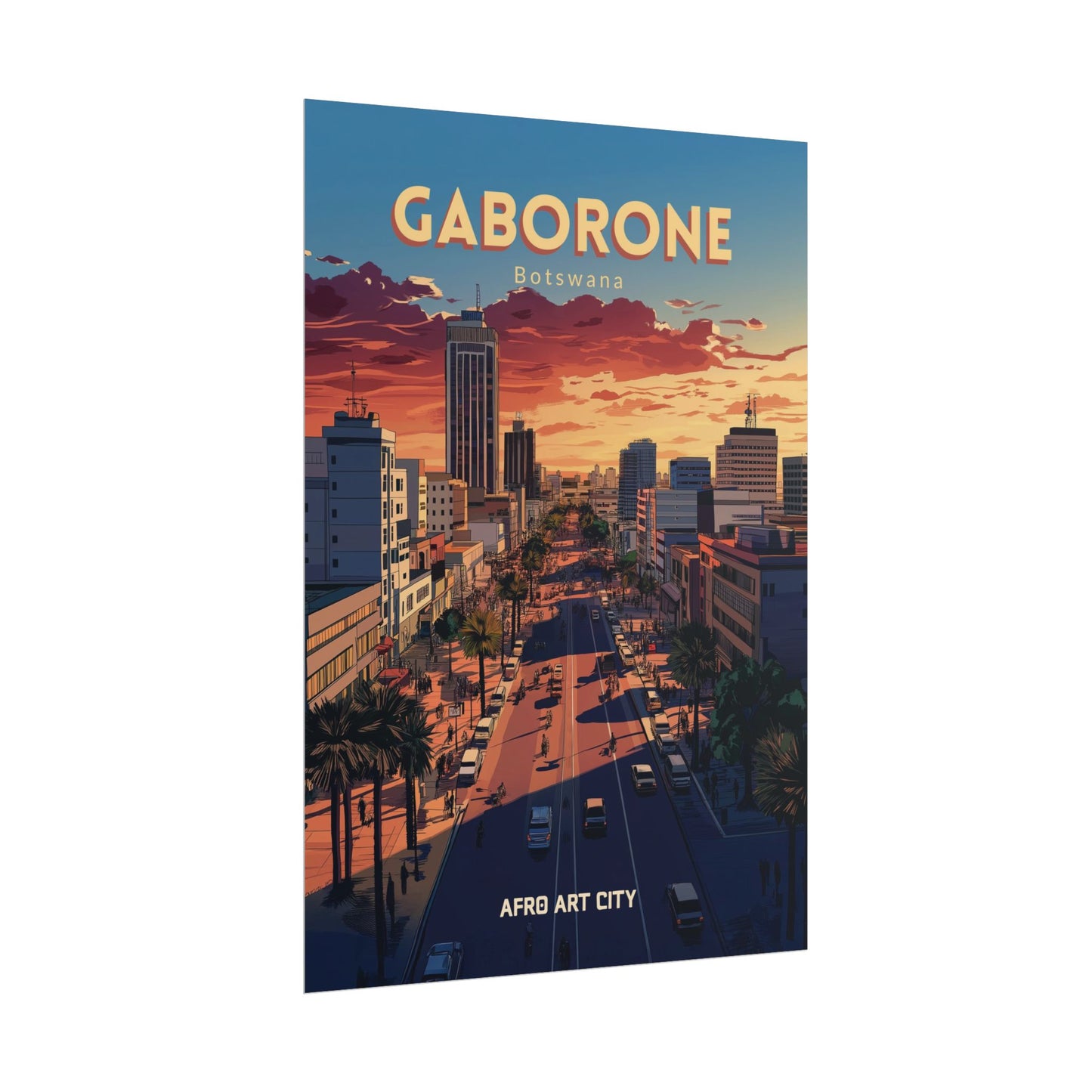 🇧🇼 Botswana - Gaborone ｜ Poster