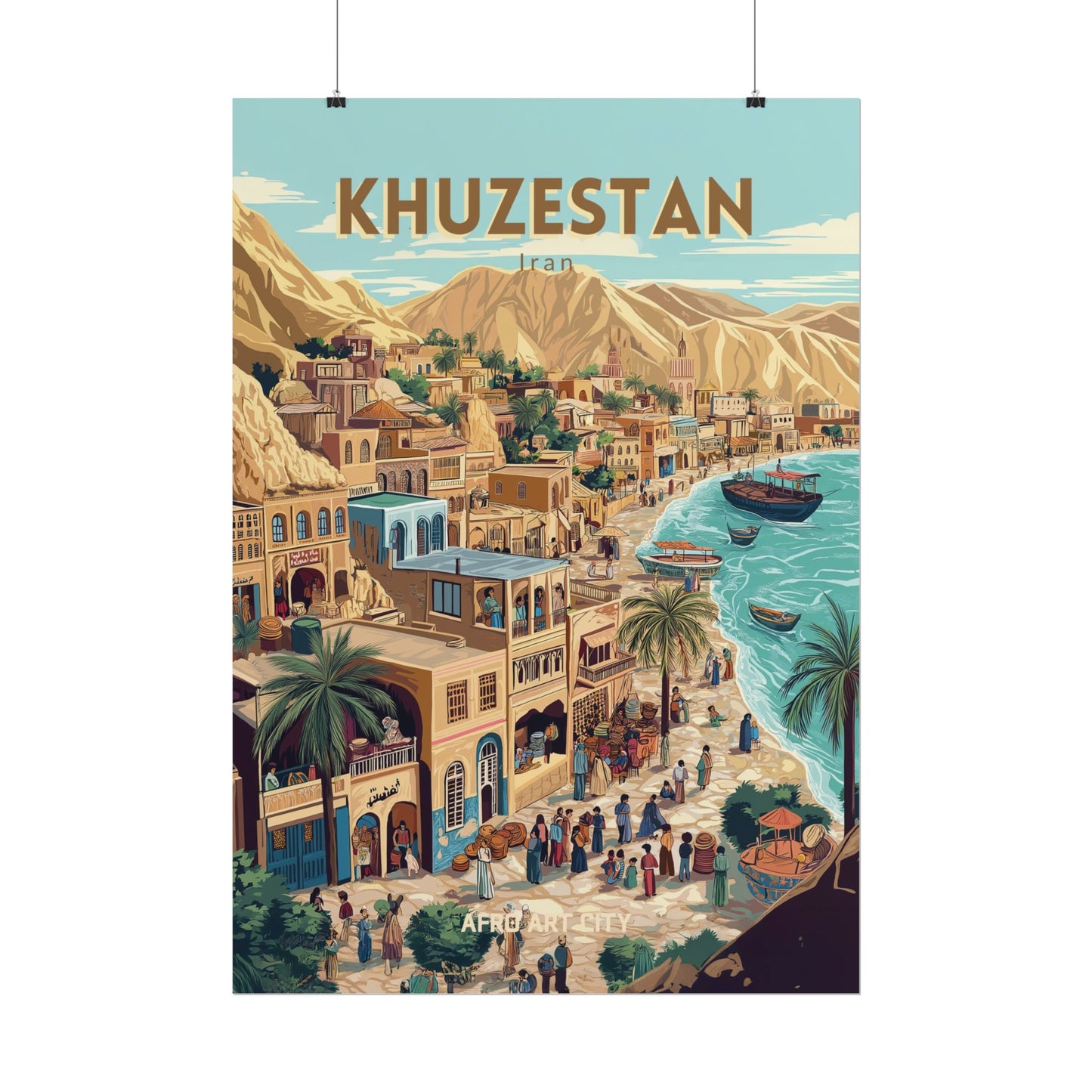 🇮🇷 Iran Khuzestan ｜ Poster