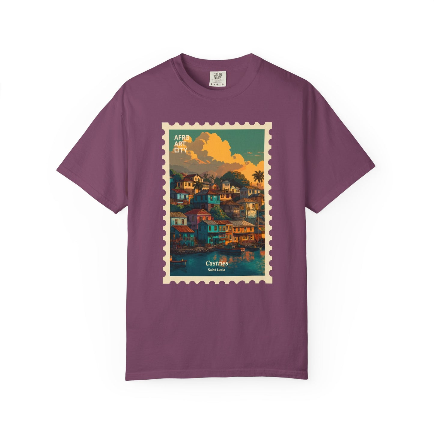 Saint Lucia - Castries | Postcards Travel T-Shirt