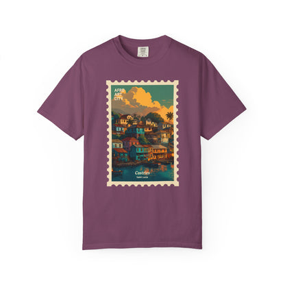 Saint Lucia - Castries | Postcards Travel T-Shirt