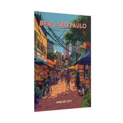 🇧🇷 Brazil - Brás (São Paulo) ｜ Poster