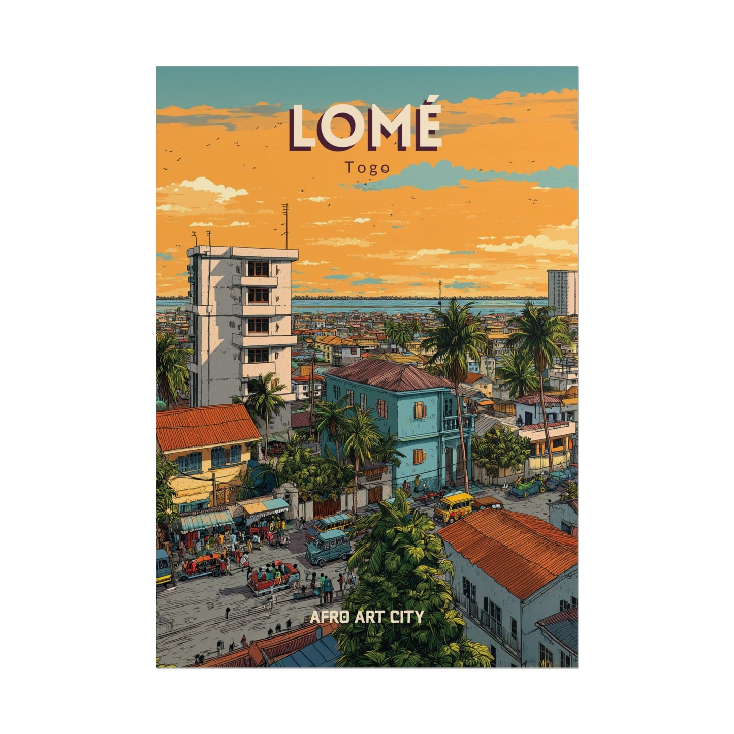 Togo - Lomé ｜ Poster