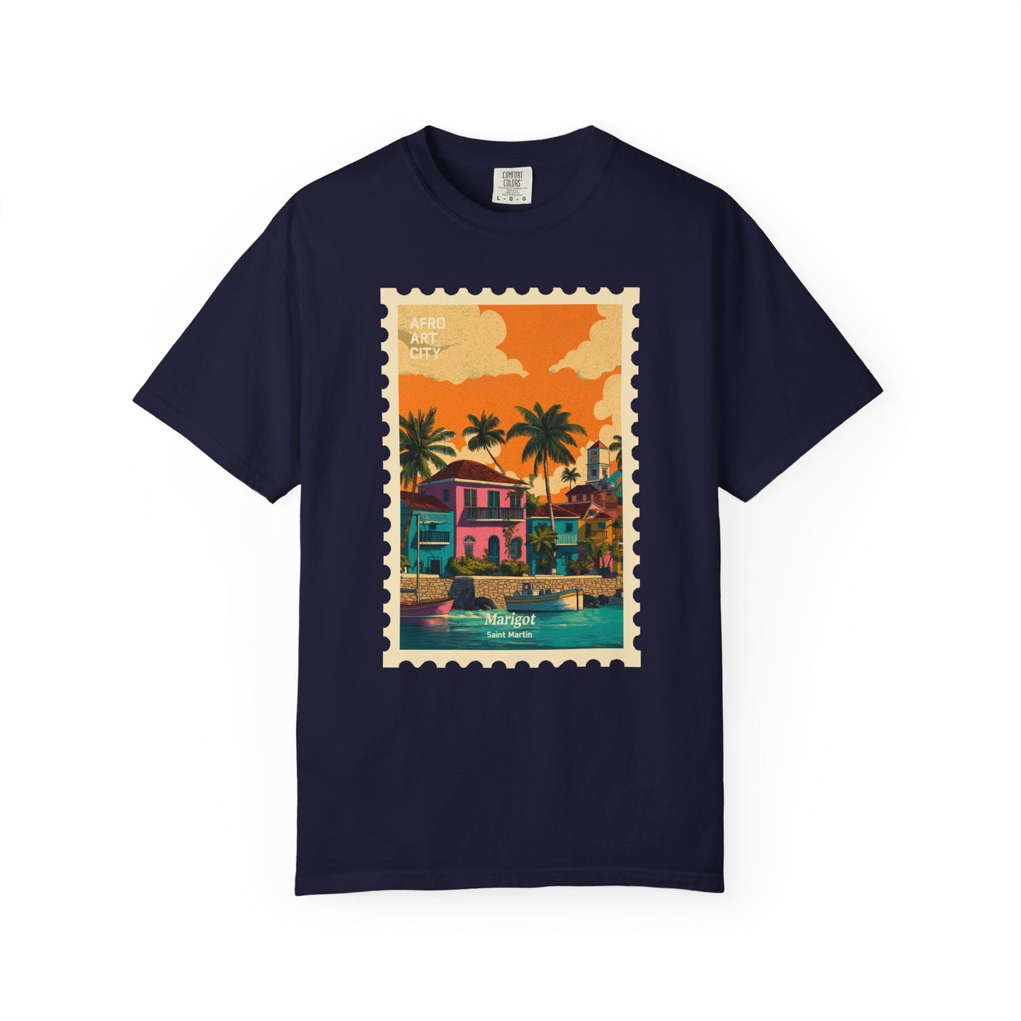 Saint Martin - Marigot | Postcards Travel T-Shirt